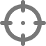 Bulls eye empty icon