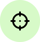 Bulls eye filled icon